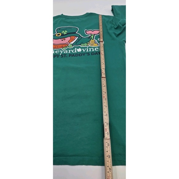 VINEYARD VINES ST PATRICKS DAY SHIRT MENS SMALL GREEN LONG SLEEVE LEPRECHAUN - Picture 8 of 8